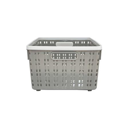 ตะกร้าผ้าเหลี่ยม PLIM FLOW HH-1254 SIZE M สีเทา_3