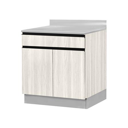 ตู้ตั้งพื้นท็อปเรียบ SL SANKI THE KITCHEN PRO 61.5 ซม. สีเนเชอรัลแอช_1