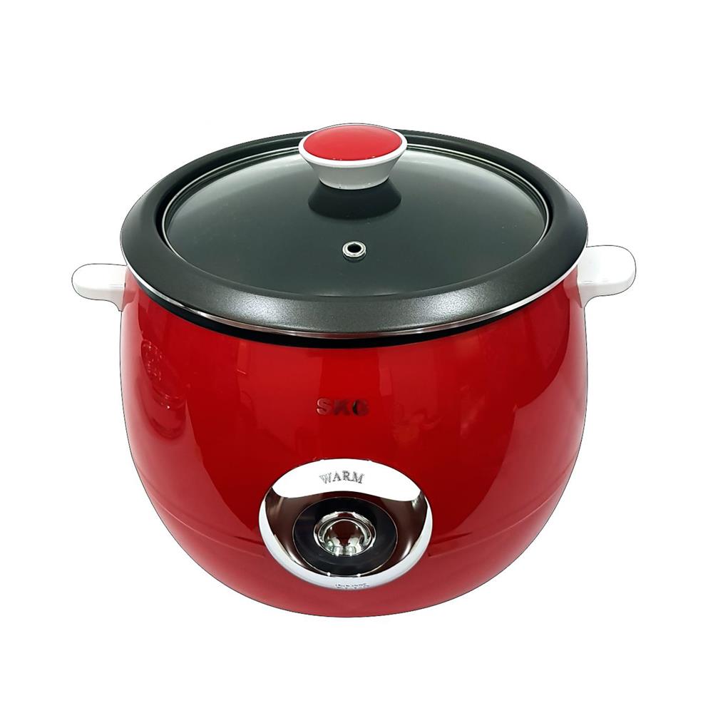 หม้อหุงข้าวธรรมดา SKG SK-718 1.8 ลิตร สีแดง