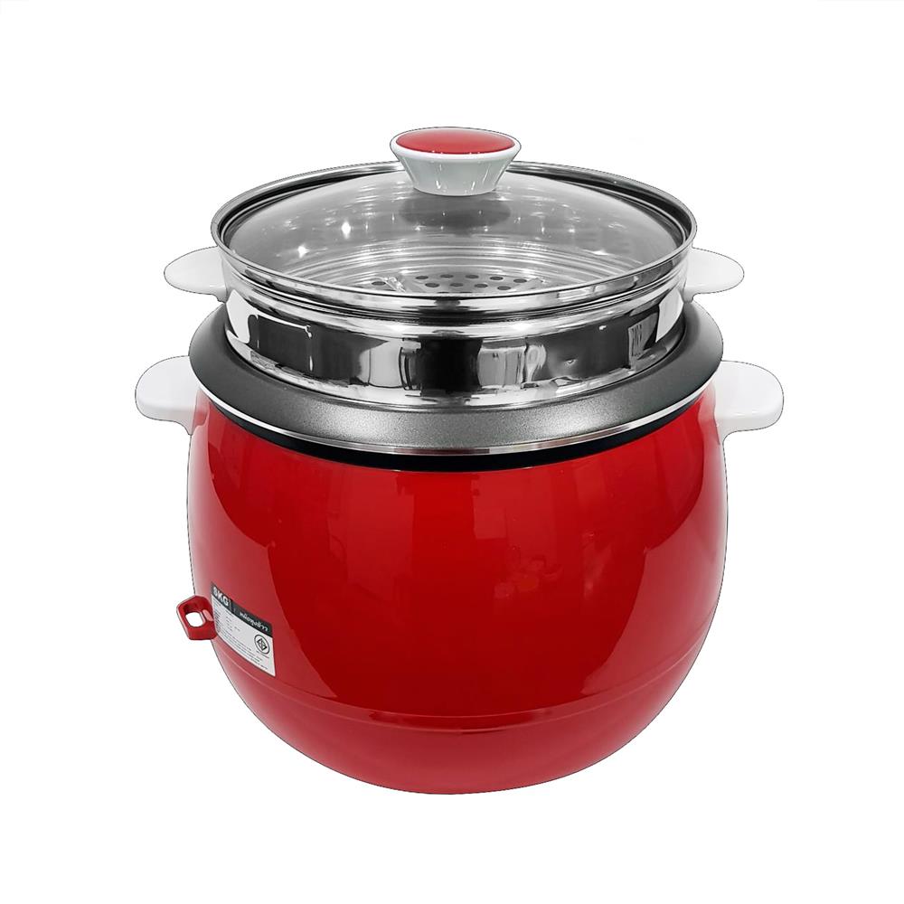 หม้อหุงข้าวธรรมดา SKG SK-718 1.8 ลิตร สีแดง