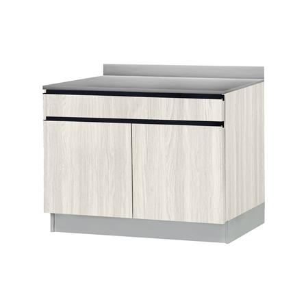 ตู้ตั้งพื้นท็อปเรียบ SL SANKI THE KITCHEN PRO 101.5 ซม. สีเนเชอรัลแอช_1