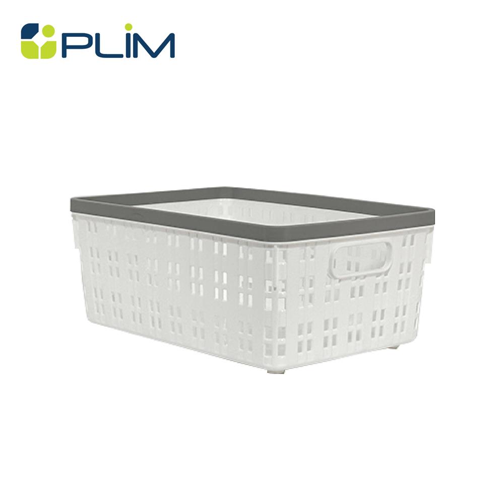 ตะกร้าผ้าเหลี่ยม PLIM FLOW HH-1252 SIZE S สีขาว