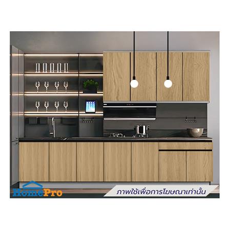 ตู้ตั้งพื้นท็อปเรียบ SL SANKI THE KITCHEN PRO 101.5 ซม. สีเชอร์รี่คาปูชิโน_0