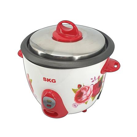 หม้อหุงข้าวธรรมดา SKG SK-282 2.8 ลิตร สีขาว/แดง_1