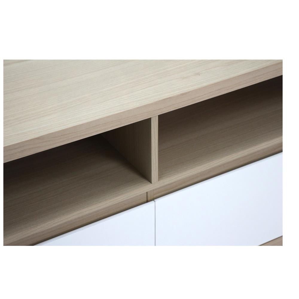 ตู้วางทีวี FURDINI PROGRET 120 ซม. สีโอ๊ค/ขาว