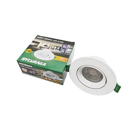 ดาวน์ไลท์ LED SYLVANIA INSET SWING 3 นิ้ว 6 วัตต์ WARM WHITE สีขาว_3