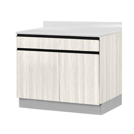 ตู้ตั้งพื้นท็อปเรียบ TSS W SANKI THE KITCHEN PRO 81.5 ซม. สีเนเชอรัลแอช_1