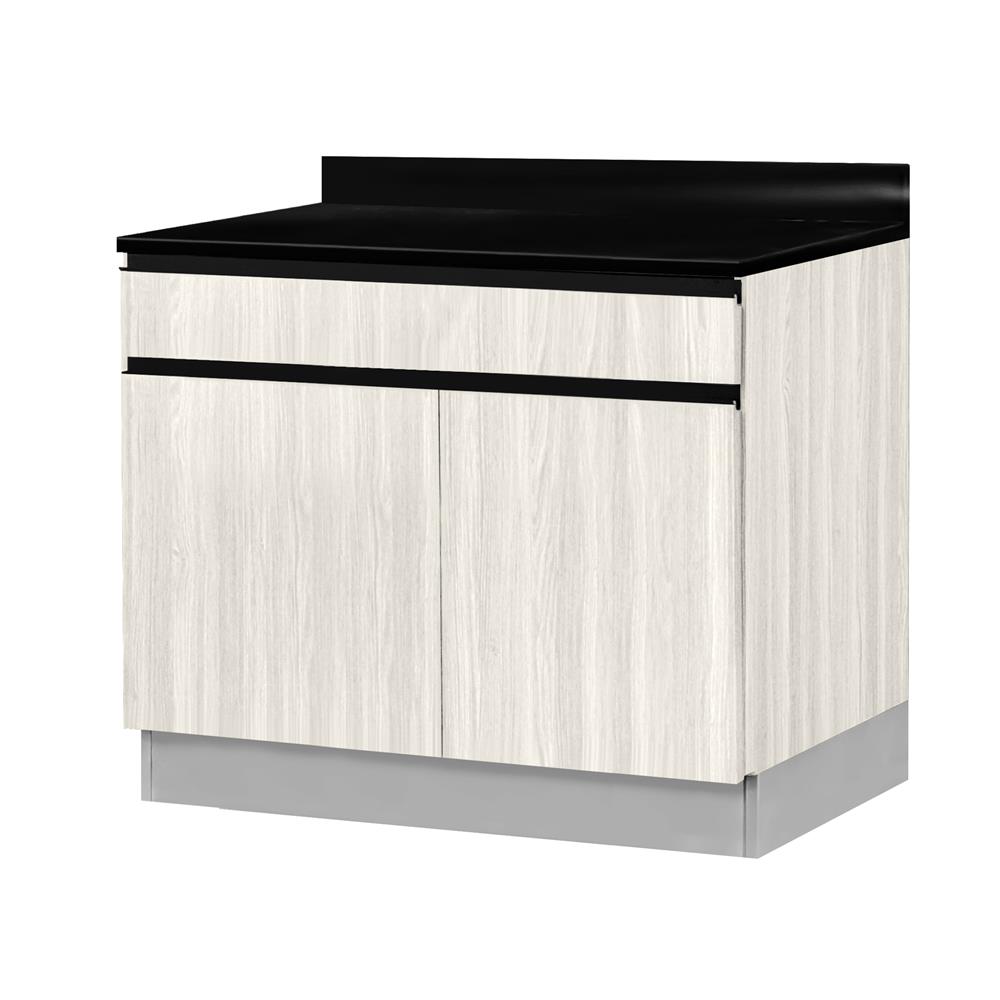 ตู้ตั้งพื้นท็อปเรียบ TSS B SANKI THE KITCHEN PRO 81.5 ซม. สีเนเชอรัลแอช