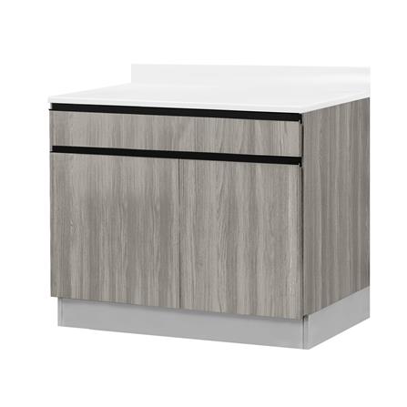 ตู้ตั้งพื้นท็อปเรียบ TSS W SANKI THE KITCHEN PRO 81.5 ซม. สีดริทโตโอ๊ก_1