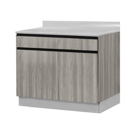 ตู้ตั้งพื้นท็อปเรียบ SL SANKI THE KITCHEN PRO 81.5 ซม. สีดริทโตโอ๊ก_1