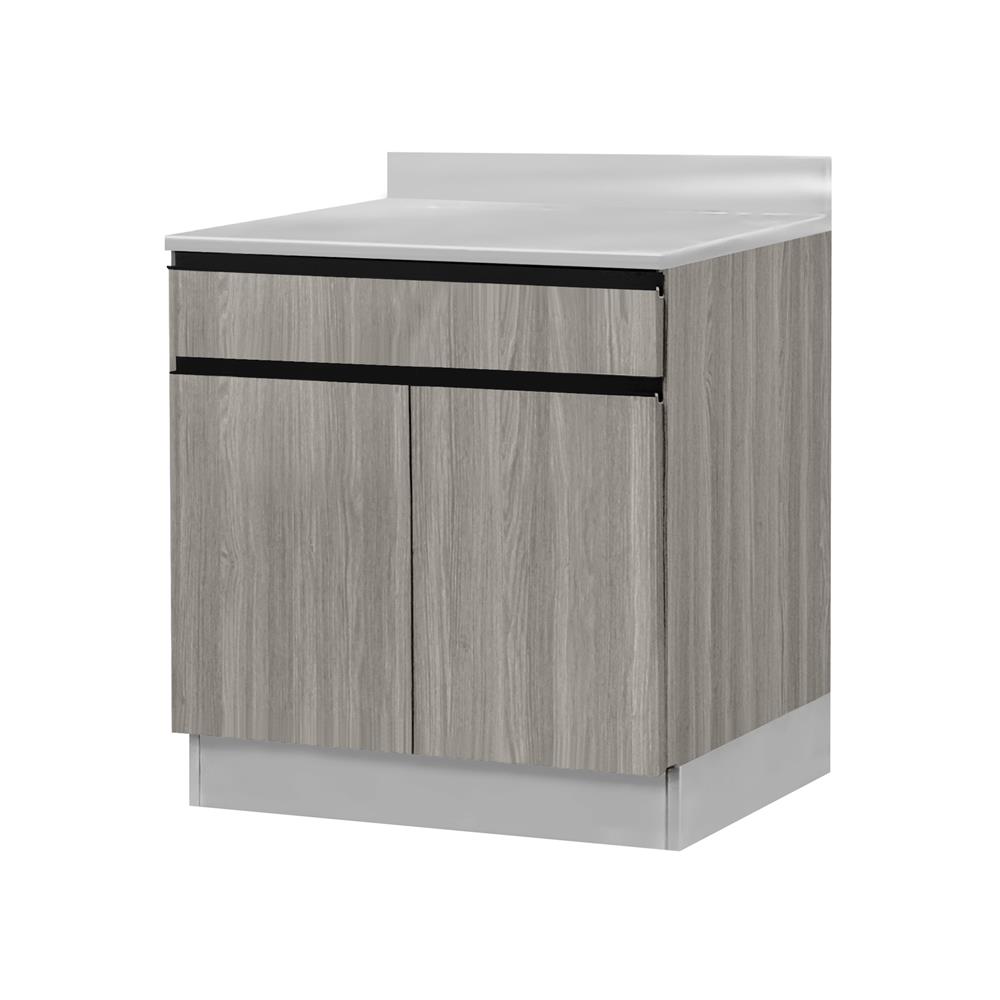 ตู้ตั้งพื้นท็อปเรียบ SL SANKI THE KITCHEN PRO 61.5 ซม. สีดริทโตโอ๊ก