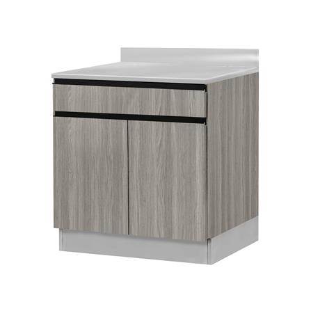 ตู้ตั้งพื้นท็อปเรียบ SL SANKI THE KITCHEN PRO 61.5 ซม. สีดริทโตโอ๊ก_1