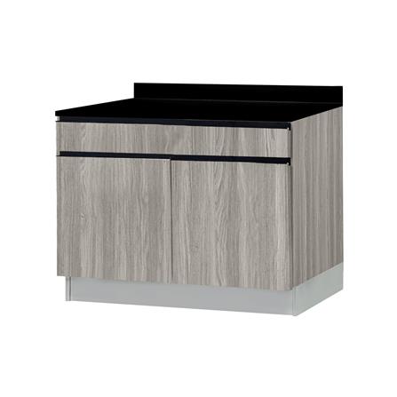 ตู้ตั้งพื้นท็อปเรียบ TSS B SANKI THE KITCHEN PRO 101.5 ซม. สีดริทโตโอ๊ก_1