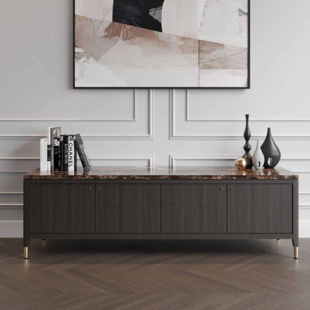 ตู้วางทีวี SB FURNITURE MICHALA 19122215 180 ซม. สี DARK EMPERADOR