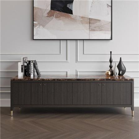 ตู้วางทีวี SB FURNITURE MICHALA 19122215 180 ซม. สี DARK EMPERADOR_2