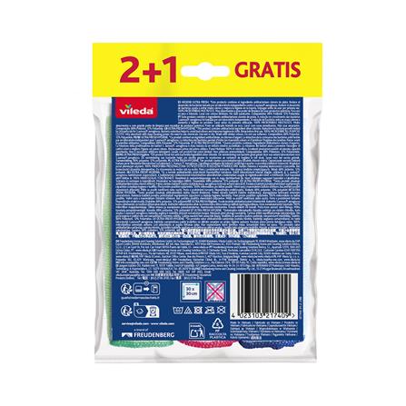 ผ้าไมโครไฟเบอร์ VILEDA ULTRA FRESH 30X30 ซม. (แพ็ก 3 ชิ้น)_1