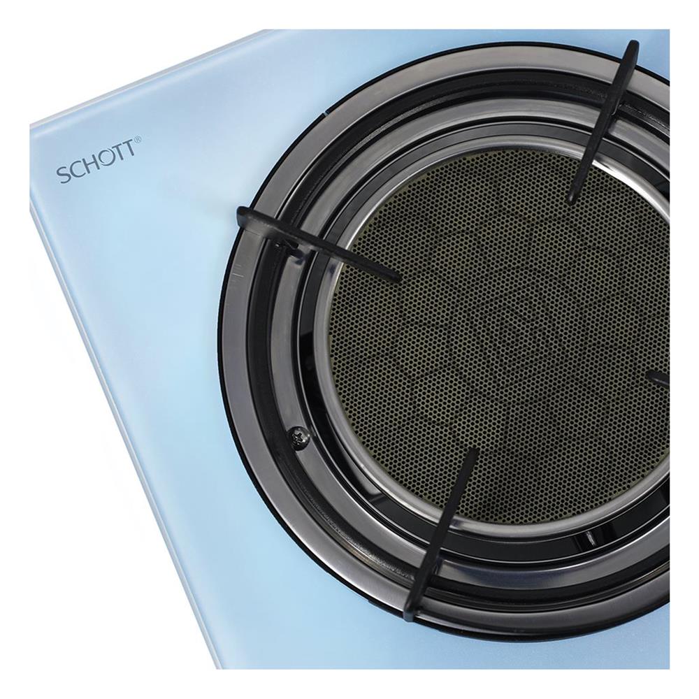 เตาแก๊สตั้งโต๊ะ 2 หัวแก๊ส LUCKY FLAME AG-2102S(U) สีฟ้า