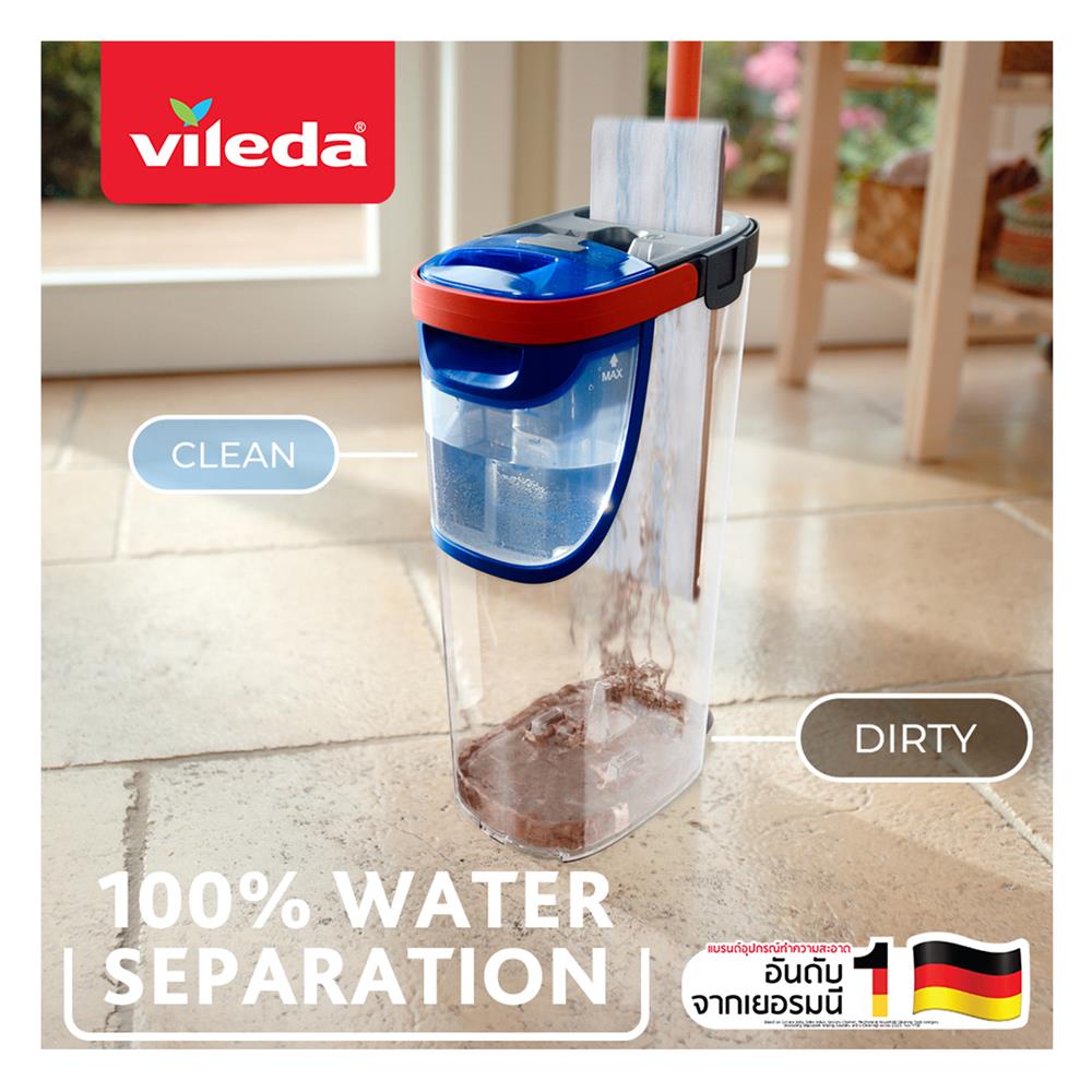 ชุดถังรีดน้ำพร้อมไม้ม็อบ VILEDA H2PRO