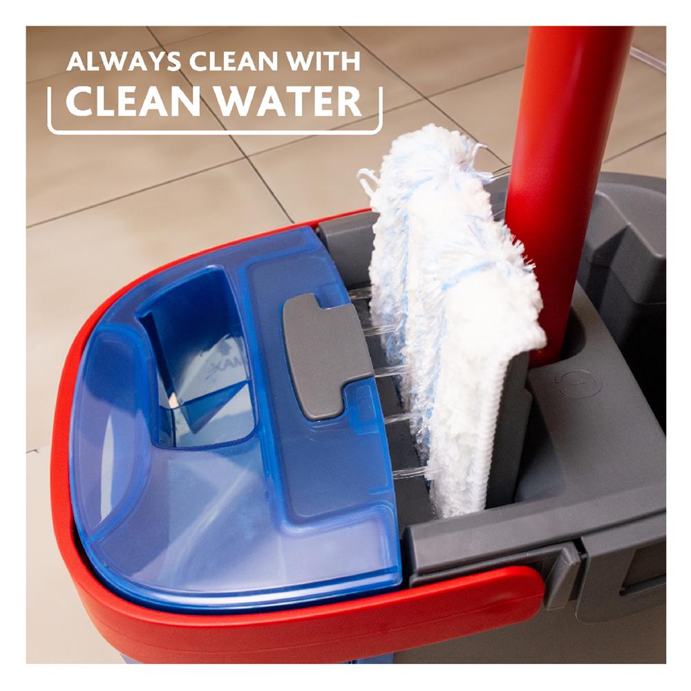 ชุดถังรีดน้ำพร้อมไม้ม็อบ VILEDA H2PRO