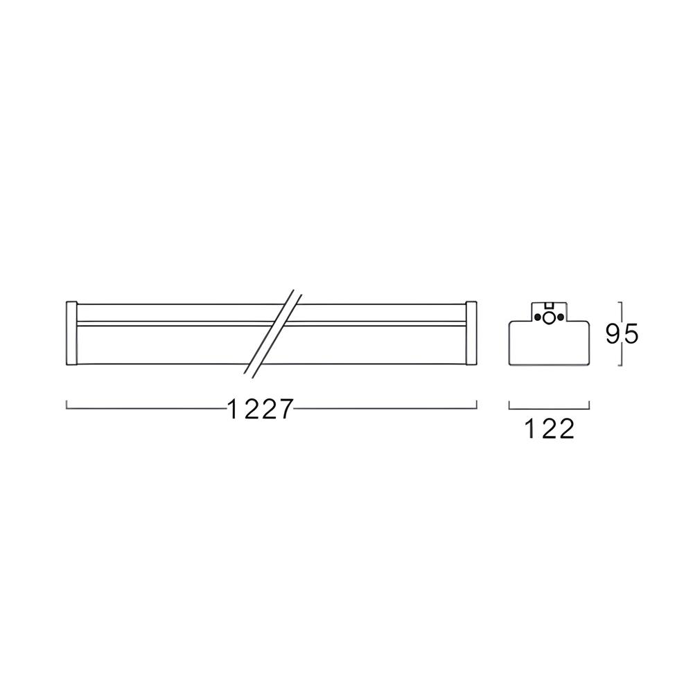 รางนีออน L&E 9J-00518 2x1200 มม. สีขาว