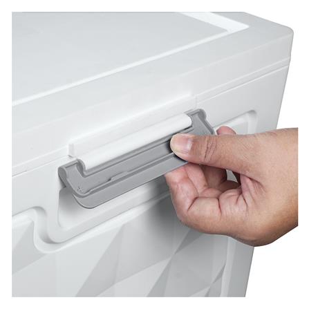 กล่องบานเปิดพับได้ 5 ชั้น STACKO 64X38X174 ซม. สีขาว_3