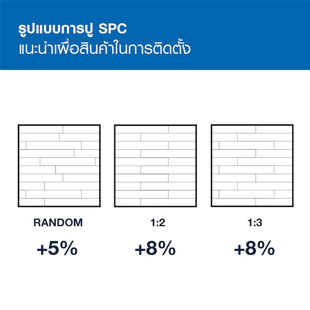 พื้น SPC LT BY COTTO 4 มม. 2.64 ตร.ม. สี LIMONE OAK (แพ็ก 12 ชิ้น)