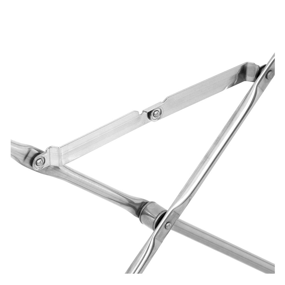 ราวตากผ้าสเตนเลส 304 พับได้ 6 เส้น PLIM EMMA 1.5 ม. สีเงิน