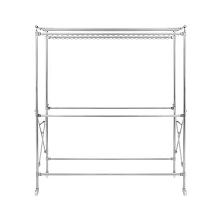 ราวตากผ้าสเตนเลส 304 พับได้ 6 เส้น PLIM EMMA 1.5 ม. สีเงิน_1