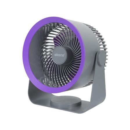 พัดลมพกพา 4 นิ้ว EKONO EK-PTB06 สีเทา_2