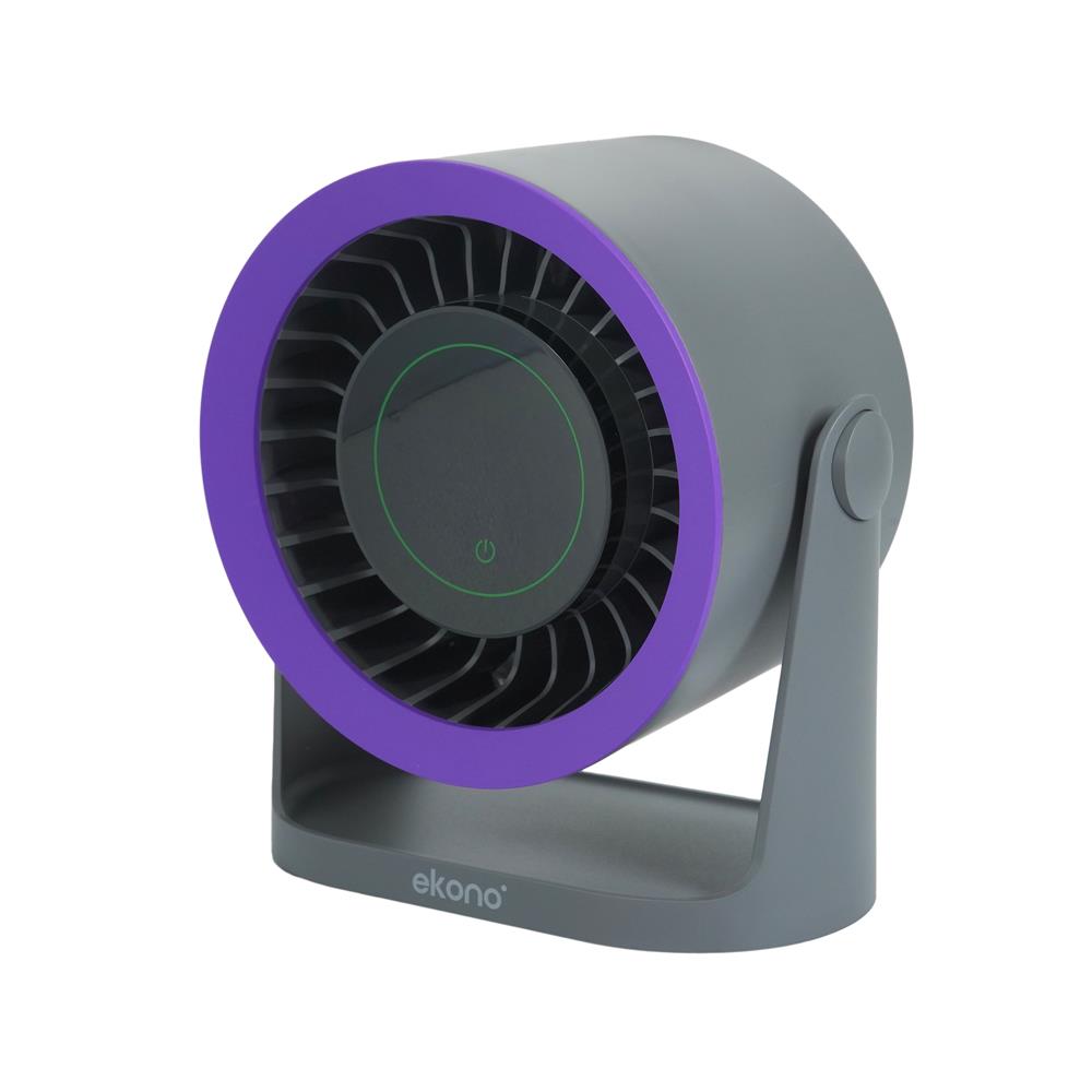 พัดลมพกพา 5 นิ้ว EKONO EK-PTB07 สีเทา