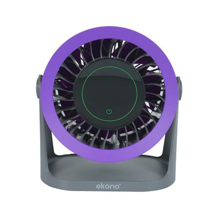 พัดลมพกพา 5 นิ้ว EKONO EK-PTB07 สีเทา_0