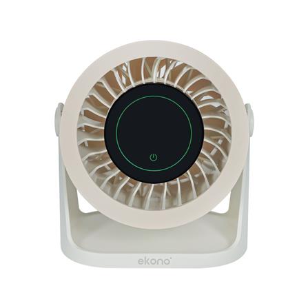 พัดลมพกพา 5 นิ้ว EKONO EK-PTB07 สีครีม_1