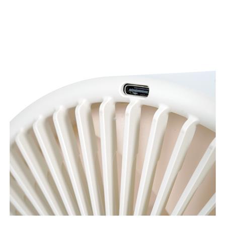 พัดลมพกพา 5 นิ้ว EKONO EK-PTB07 สีครีม_5