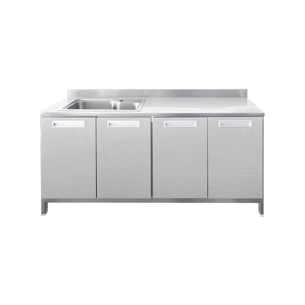 ตู้ตั้งพื้นท็อปซิงค์ 1 หลุม SANKI CLEAN KITCHEN SMC-NS1 150 ซม.