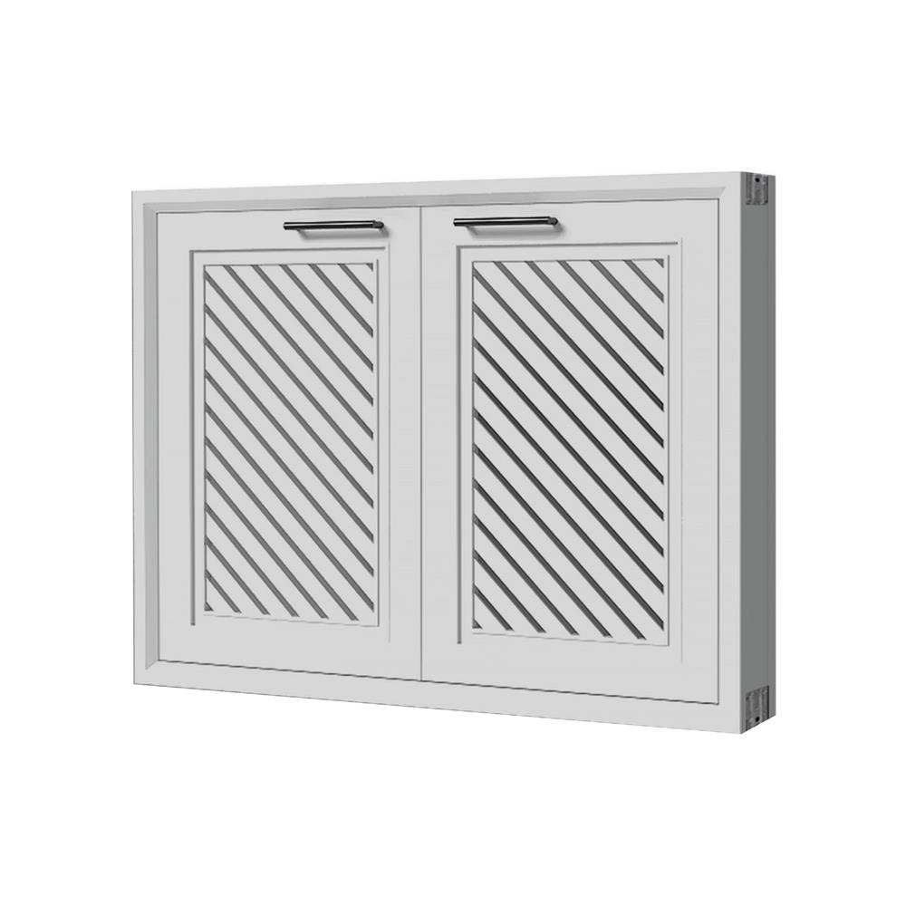 บานซิงค์คู่ CABIN HARPER 85.5x65.5 ซม. สีเทา