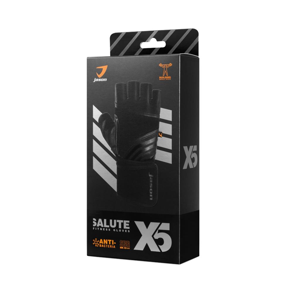 ถุงมือออกกำลังกาย JASON X-SALUTE VI SIZE S