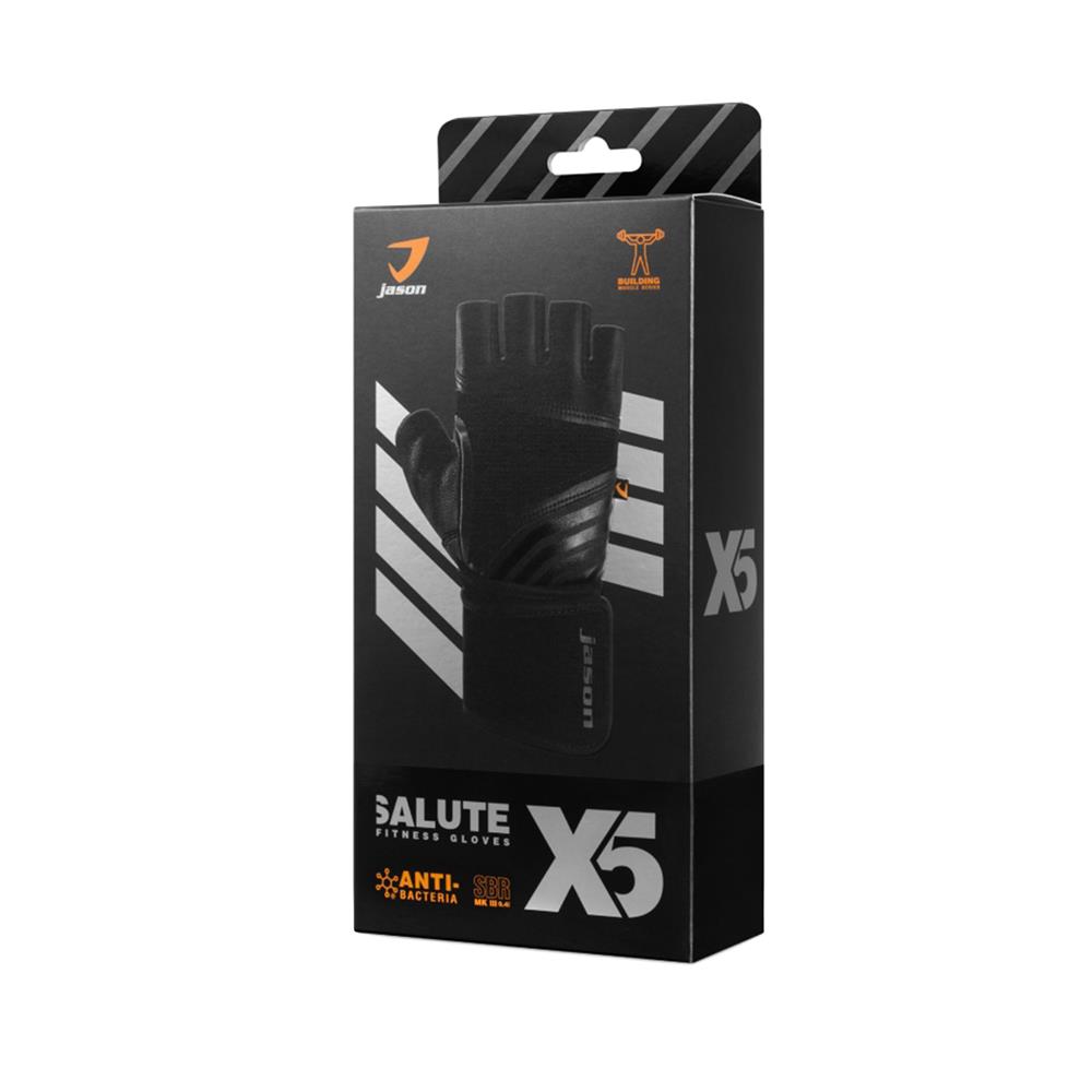 ถุงมือออกกำลังกาย JASON X-SALUTE VI SIZE M