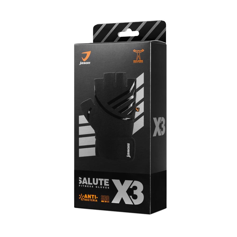 ถุงมือออกกำลังกาย JASON X-SALUTE III SIZE S