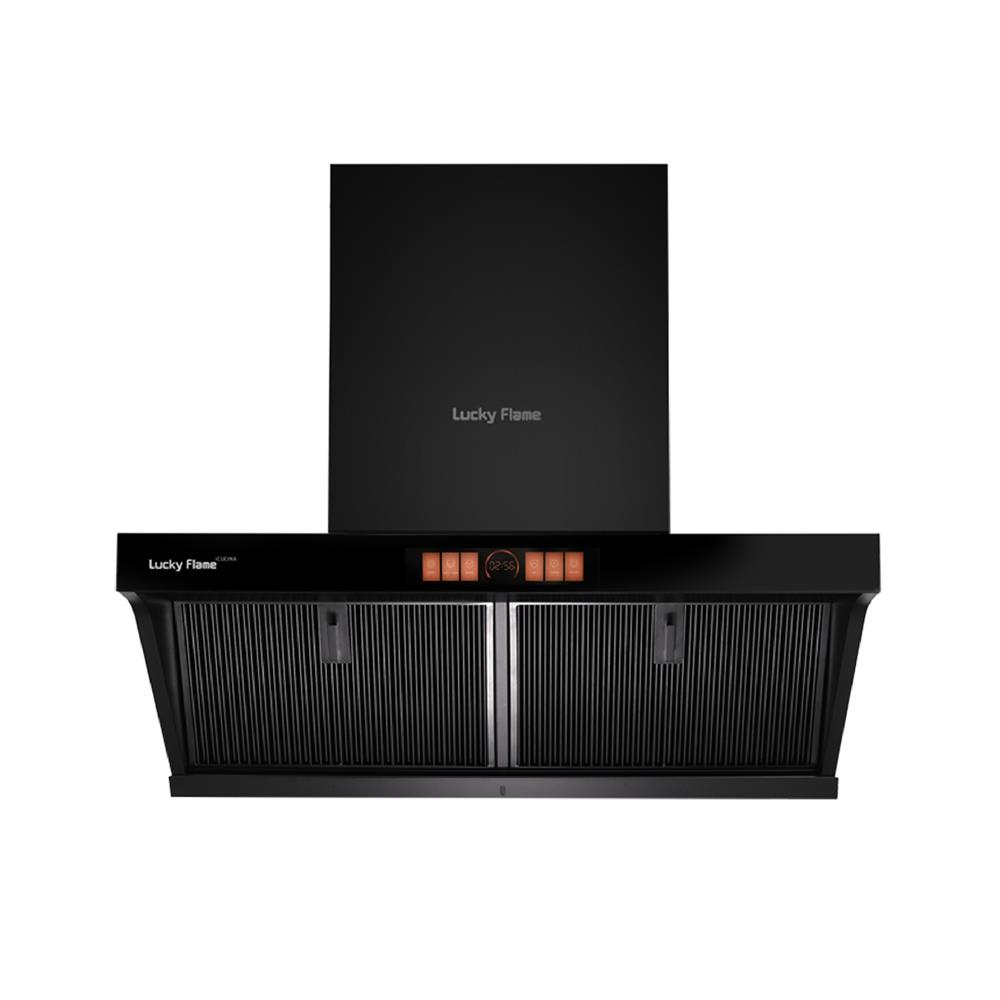 เครื่องดูดควันกระโจม LUCKY FLAME RWE-L19018(B) 90 ซม.