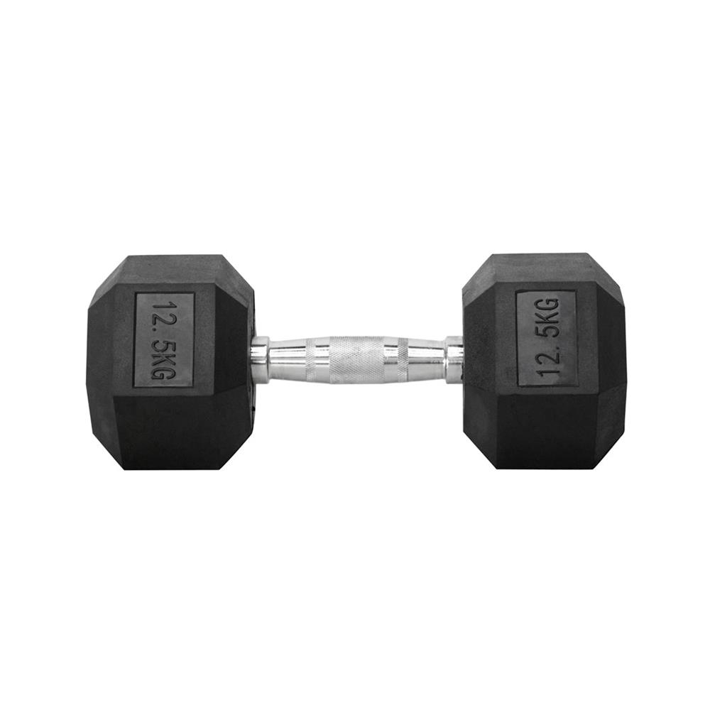 ดัมเบลหกเหลี่ยม หุ้มยาง IRONTEC 12.5 กก. (1 คู่)