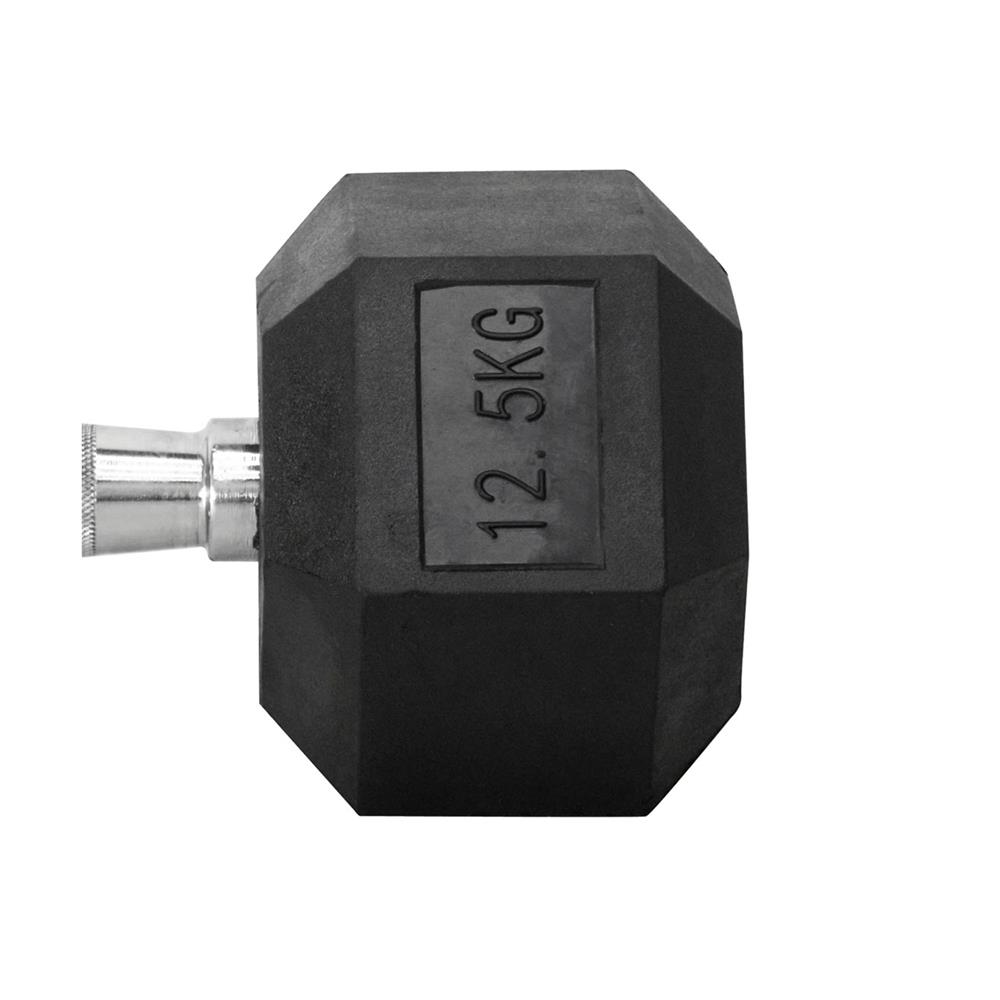 ดัมเบลหกเหลี่ยม หุ้มยาง IRONTEC 12.5 กก. (1 คู่)