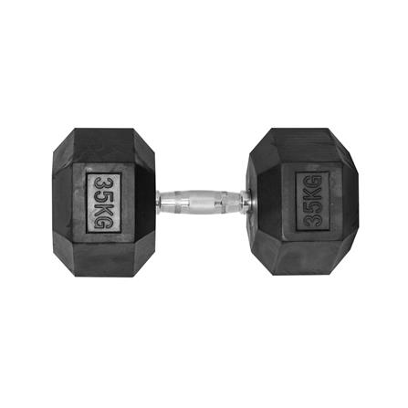 ดัมเบลหกเหลี่ยม หุ้มยาง IRONTEC 35 กก. (1 ข้าง)_0