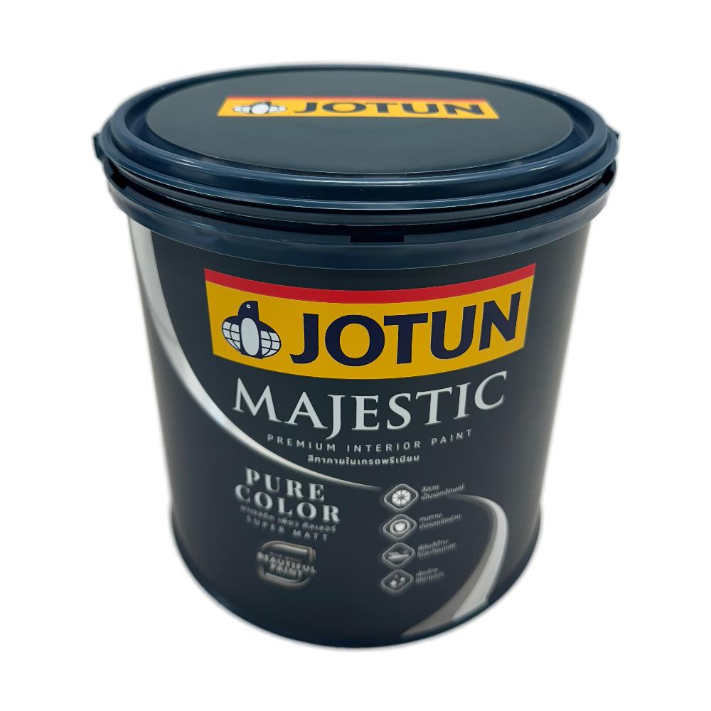 สีน้ำทาภายใน ชนิดด้าน JOTUN MAJESTIC PURE COLOR BASE B สีขาว 3.6 ลิตร_1
