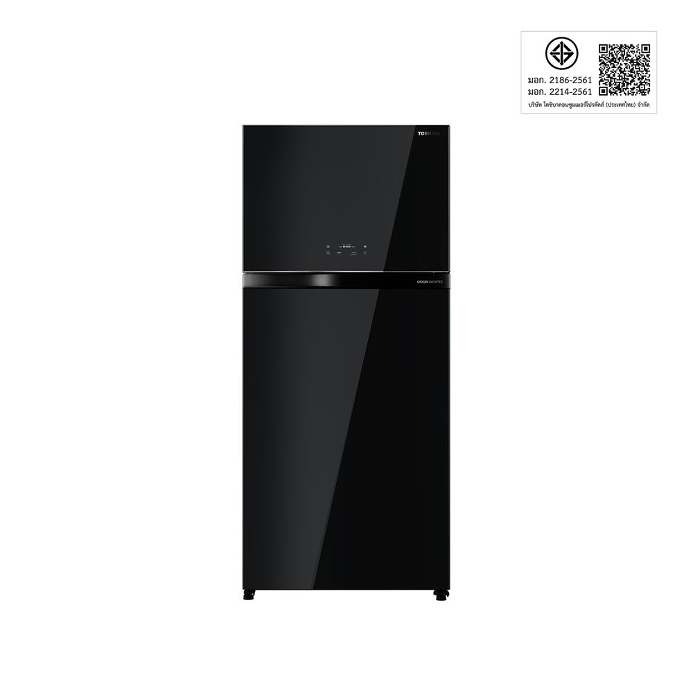 ตู้เย็น 2 ประตู TOSHIBA GR-RT835WE-PGTH(XK) 21.5 คิว กระจกดำ