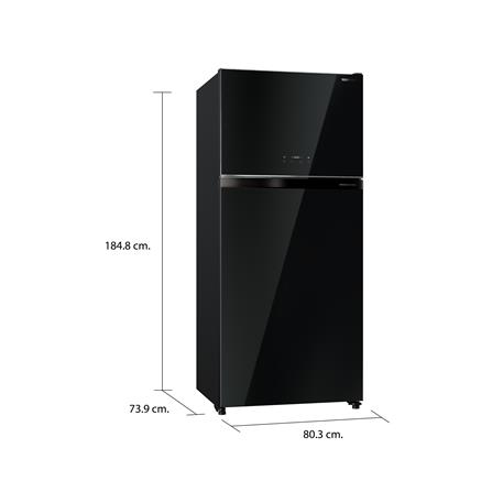 ตู้เย็น 2 ประตู TOSHIBA GR-RT835WE-PGTH(XK) 21.5 คิว กระจกดำ_6