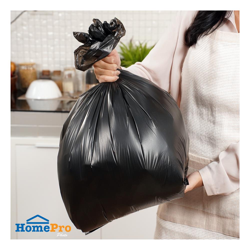 ถุงขยะแบบบาง CIRCULAR 24x28 นิ้ว ACCO สีดำ (แพ็ก 20 ใบ)