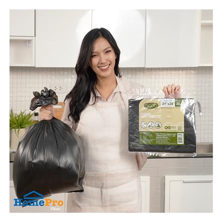 ถุงขยะแบบบาง CIRCULAR 24x28 นิ้ว ACCO สีดำ (แพ็ก 20 ใบ)_3