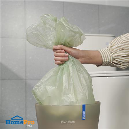 ถุงขยะแบบบาง CIRCULAR 18x20 นิ้ว ACCO สีเขียวอ่อน (แพ็ก 40 ใบ)_3