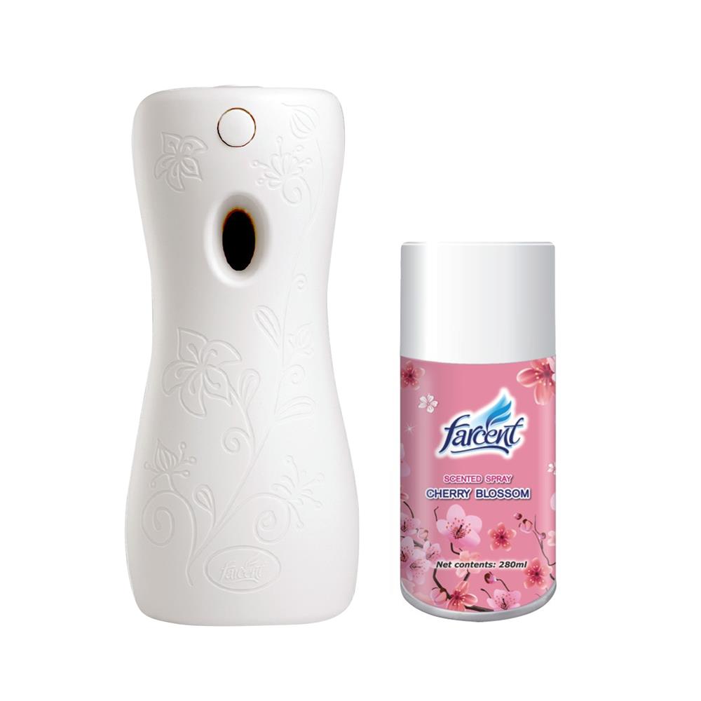 เครื่องพ่นสเปรย์อัตโนมัติพร้อมรีฟิล FARCENT 280 มล. CHEERY BLOSSOM