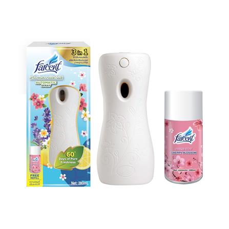 เครื่องพ่นสเปรย์อัตโนมัติพร้อมรีฟิล FARCENT 280 มล. CHEERY BLOSSOM_0